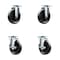 Service Caster Assure Parts 190CASTER Replacement Caster Set, 4PK ASS-SCC-20S514-POS-2-TLB-2 - alternate 1
